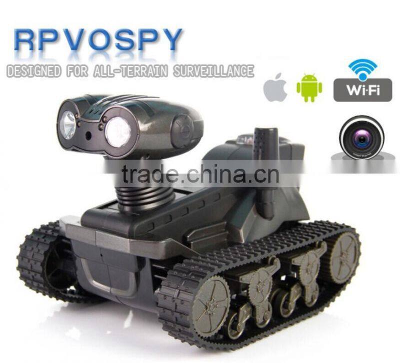 4-CH Wi-Fi Android/iOS Remote Control Wifi Camera RC Tank