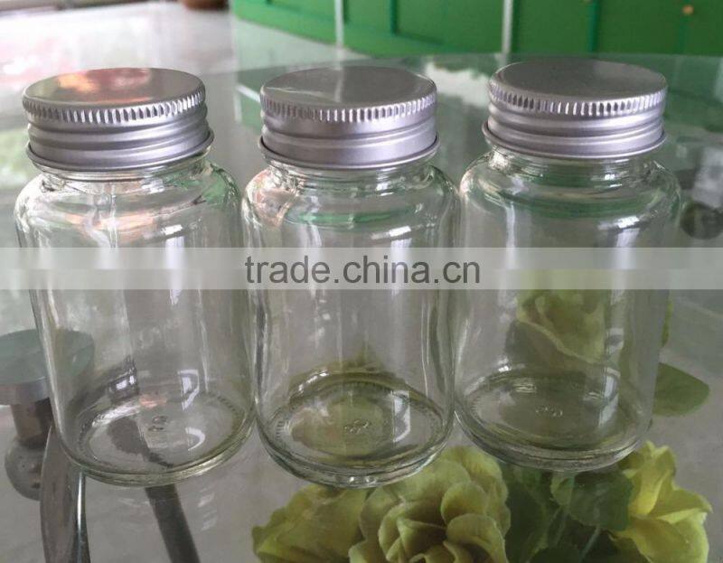 2oz 60ml health care products glass jars medicine glass bottle
