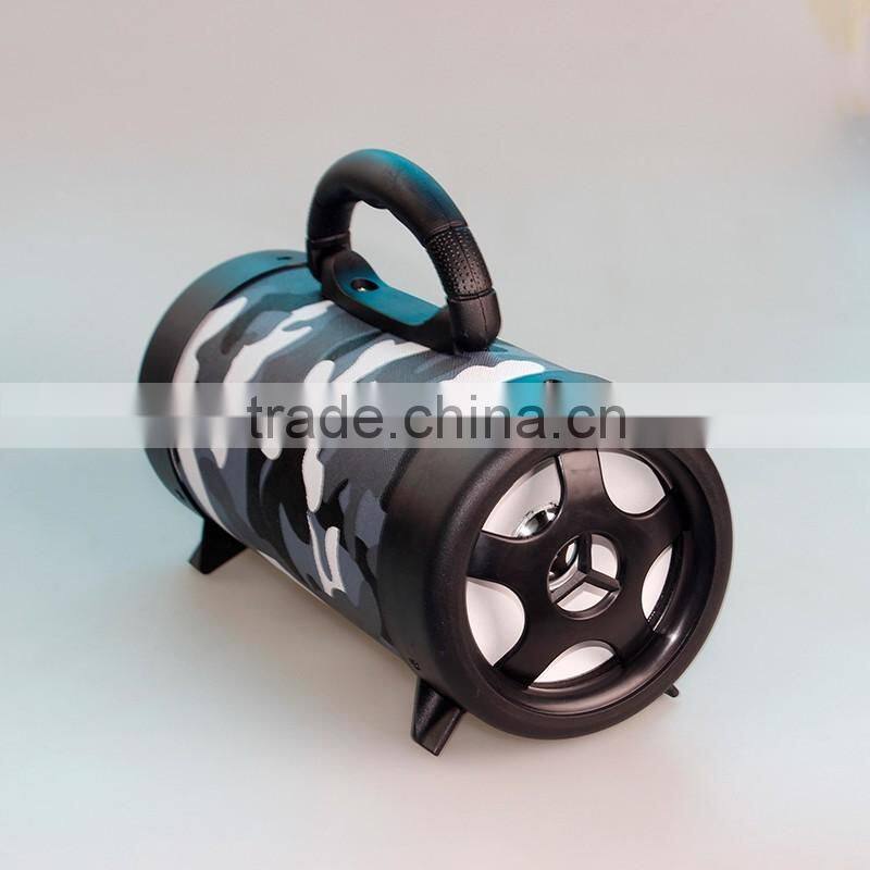 Factory price 8W remote control manual super bass bluetooth portable speaker