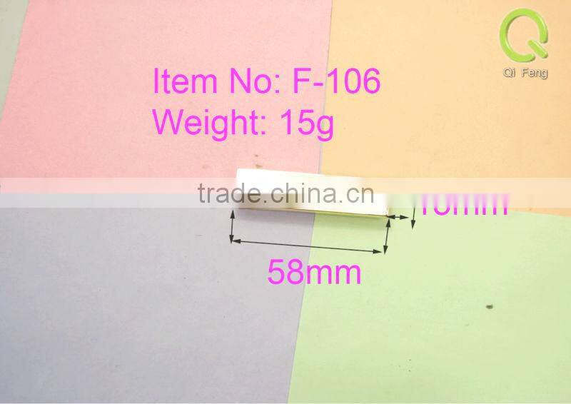 wholesale light gold metal decorative bag hanger for leather f-106