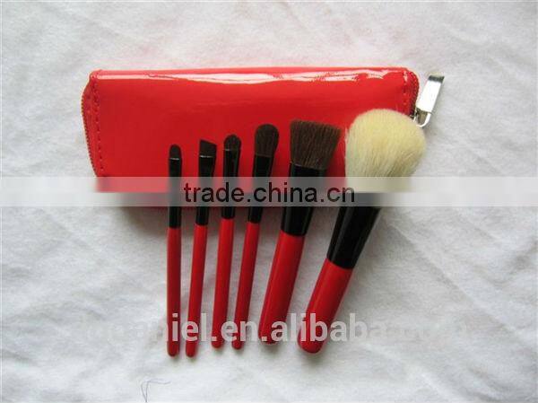 Wholesale 11pcs Long blue ferrule Cosmetic makeup brushes,Two tone Makeup brush set