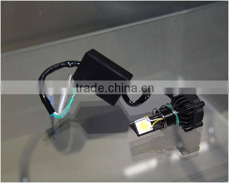 2016 top seller 3pcs*6W High power LED light for motorcycle Motorcycle COB LED headlamp with 1 year warranty