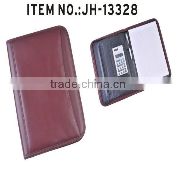 high Quality Leather Presentation Folder A4 Conference File Holder