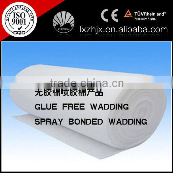 nonwoven polyester felt, 100% polyester wadding,acoustic wadding