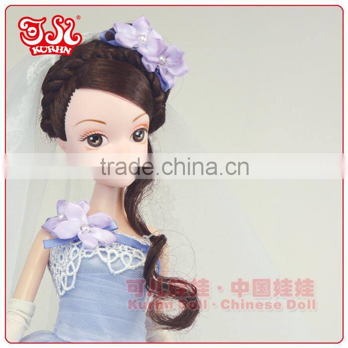 Hot sell 11'' fashion bride doll toy wedding gift