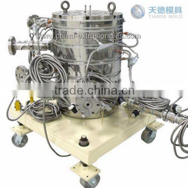 blown film die head in plastic blowing machines