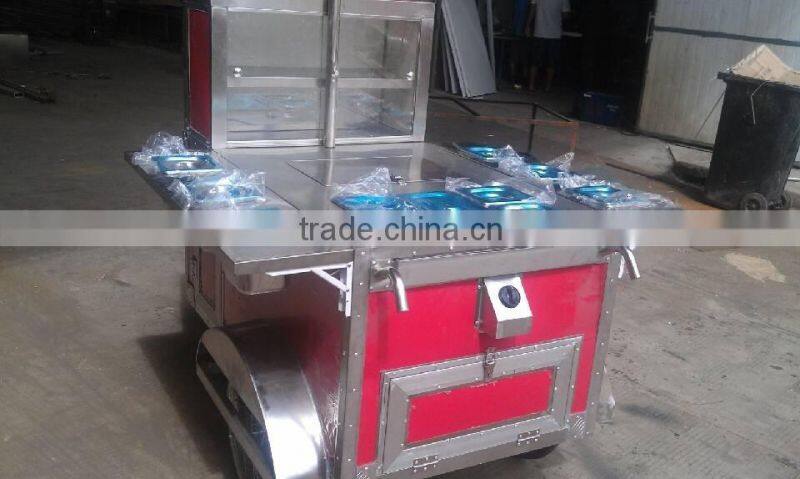 Yieson High Quality fast food cart mobile coffee cart mobile field kitchen YS-HD105