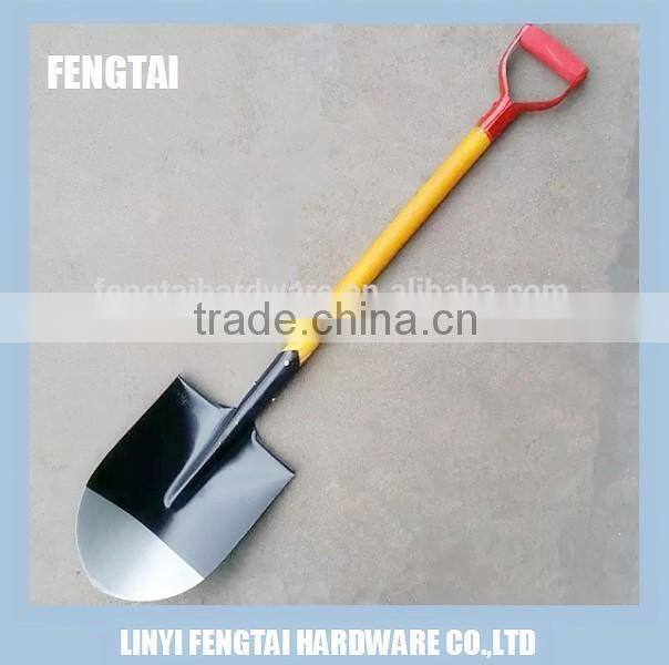 China Factory Round Wooden Handle Camping Shovel