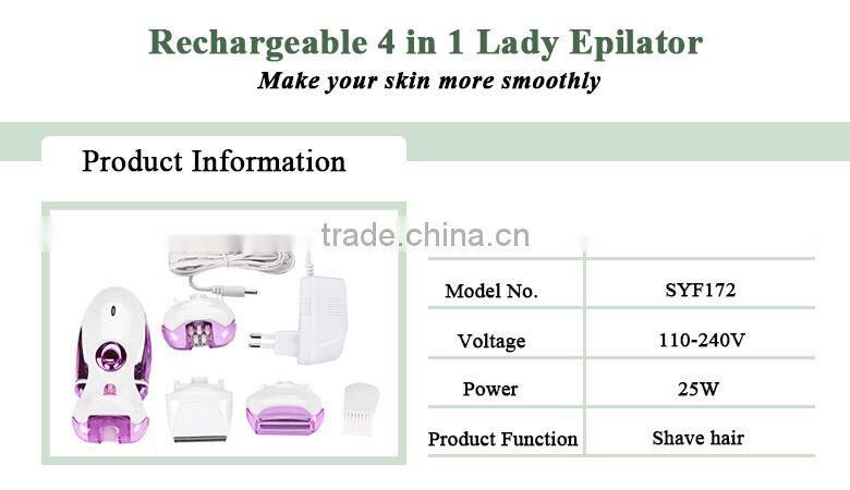 Lady portable nono hair Shaving & Hair Removal ,epilator for lady