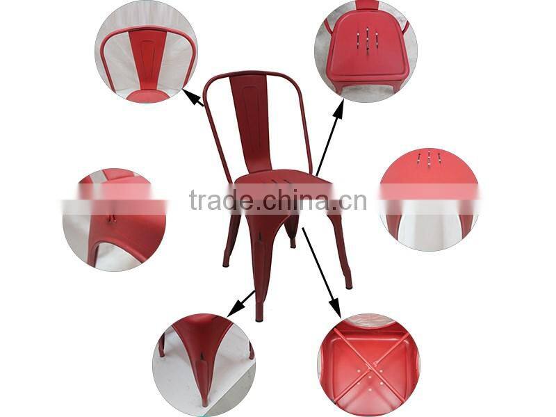 Commercial Furniture restaurant vintage metal dining chair