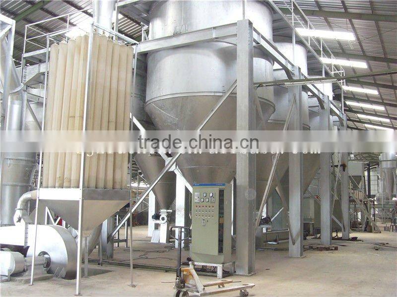 the new gypsum powder manufacturing plant