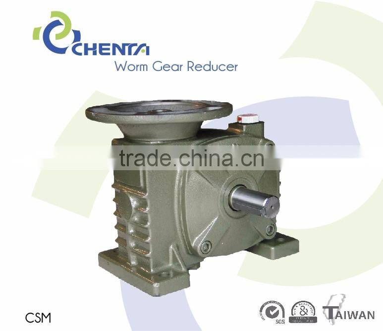 USX worm gear shaft 90mm worm electric motor right angle bevel gear reducer