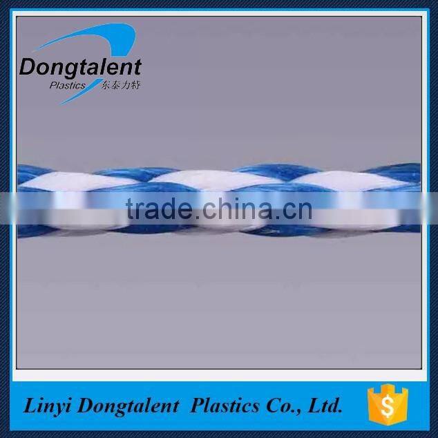 1/4 inch hollow braided polypropylene rope for for buoys, floating lines and tie downs