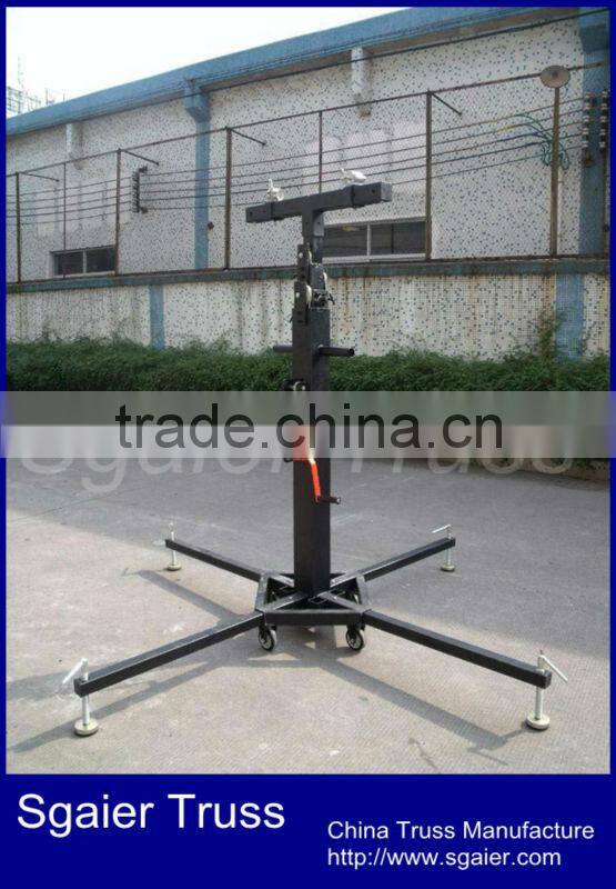 12ft high speaker truss lift tower lighting lifter