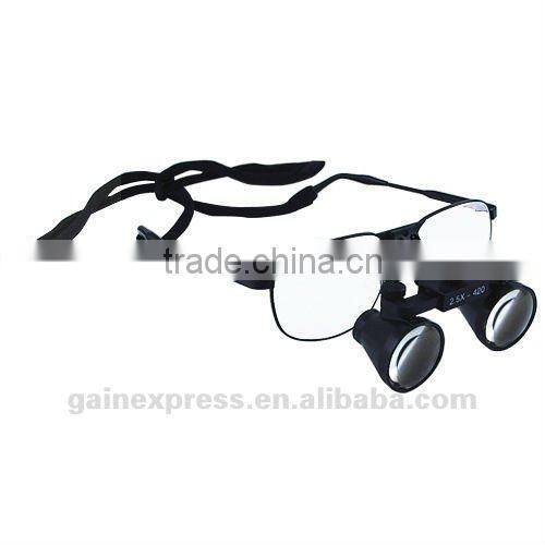 2.5x Titanium Frame Galilean Style Magnify Dental Loupes Surgical Medical 420mm Dentistry Binocular