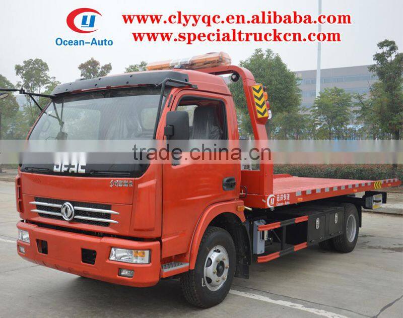 Dongfeng DFAC 4X2 rotator flat wrecker truck dlk towing truck for sale