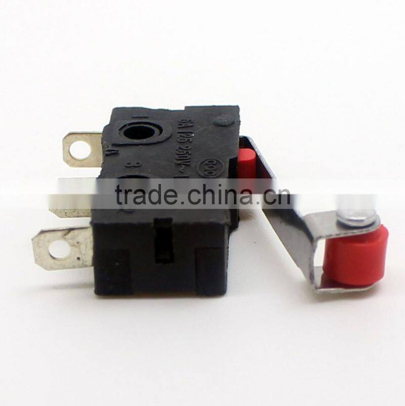 micro lever switch with roller lever, pcb terminals,Kw4-5