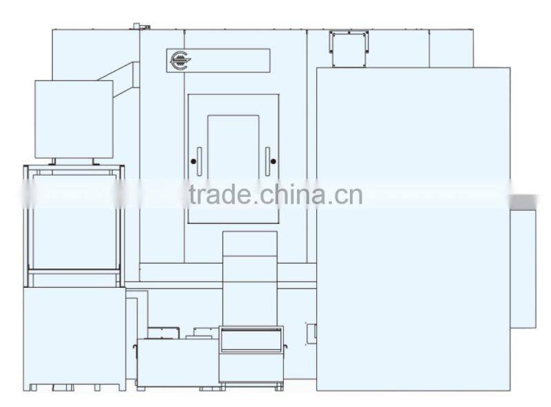 Economical and High Efficiency CNC Gear Hobbing Machine