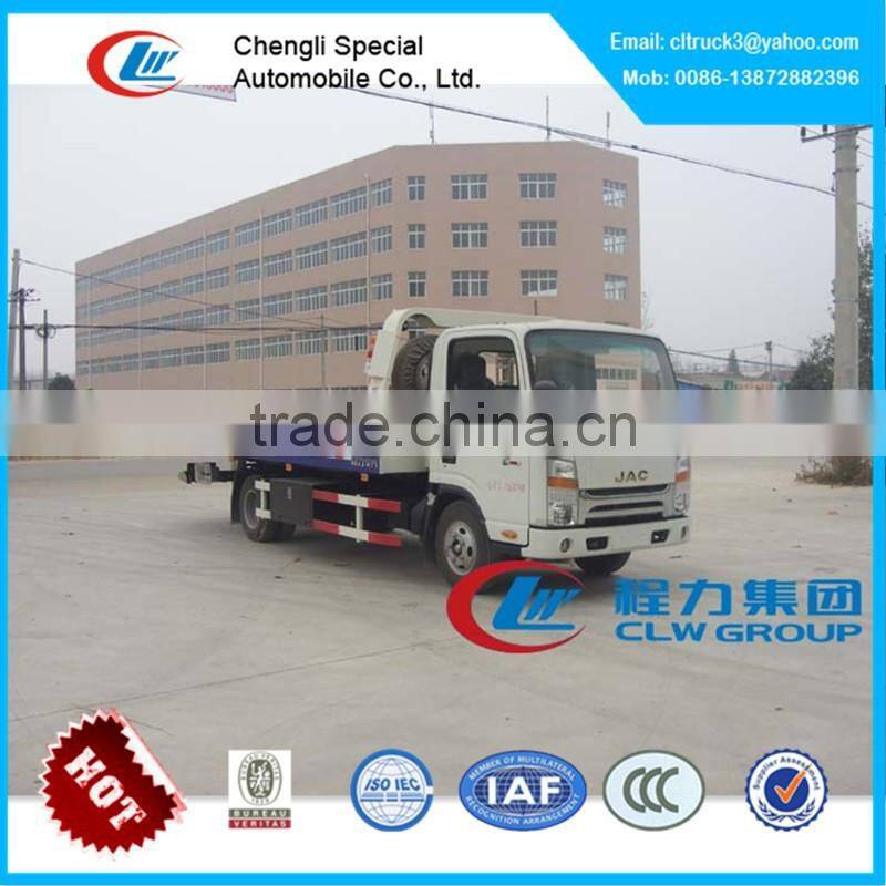 JAC slide flat bed recovery truck
