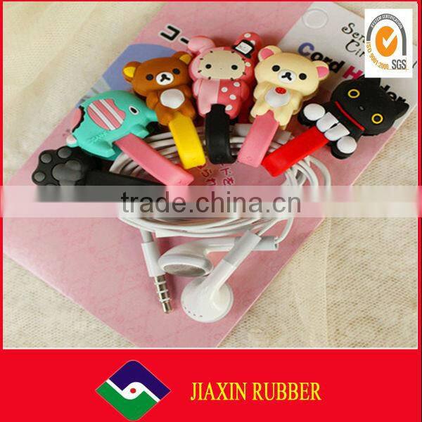 Fashion design silicone cable clip