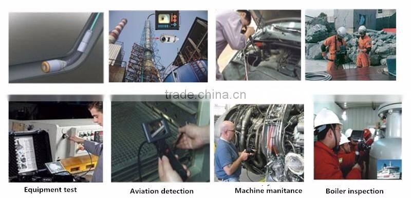 Waterproof inspection camera 4ways articulation video borescope with 5"TFT monitor display
