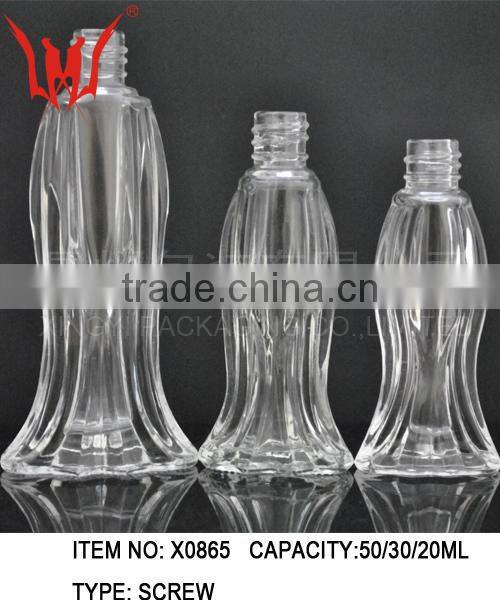 100ml ,50 ml ,30ml glass bottle perfume ,clear glass bottle