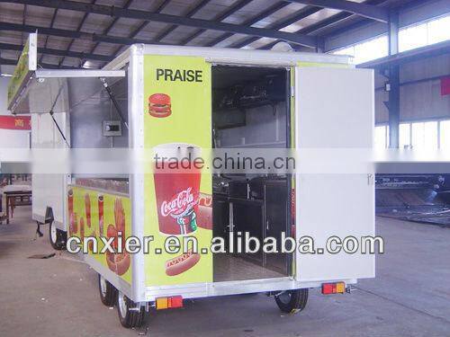 Food trailer,Box trailer,catering trailer,wing opening trailer,Mobile catering Dining Trailers/Dining car trailer/semi-trailer/
