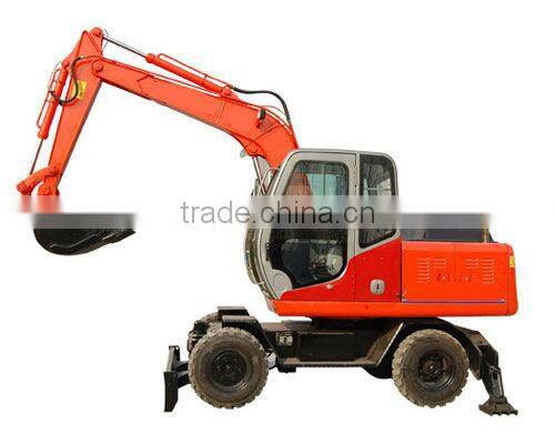 7 ton Hydraulic wheel Excavator with best price