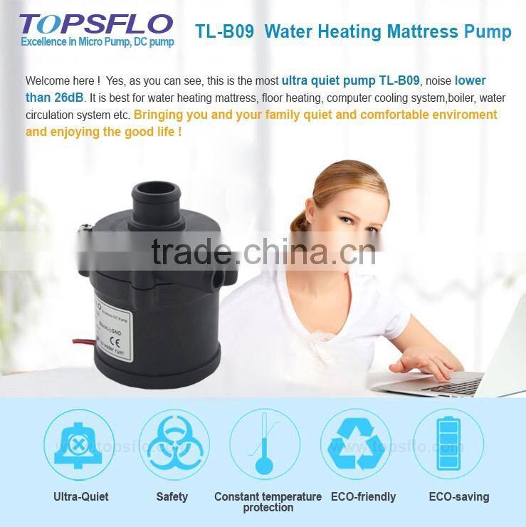 brushless silent environmental cool and warm water mattress pump