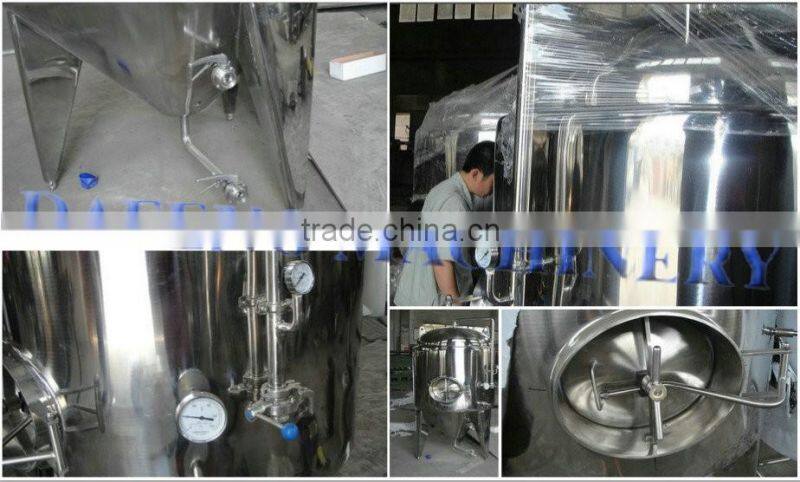 1000L,2000L,3000L beer Fermenter Tank with cooling jacket