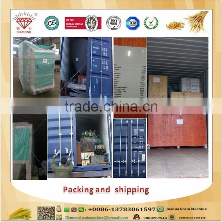 cycling air separator for wheat cleaning