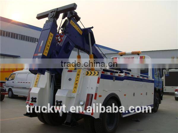 dongfeng 6 wheels under lift wrecker tow truck 180HP