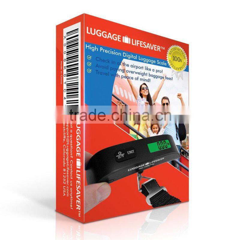LCD Digital Baggage Weight Hook Scale