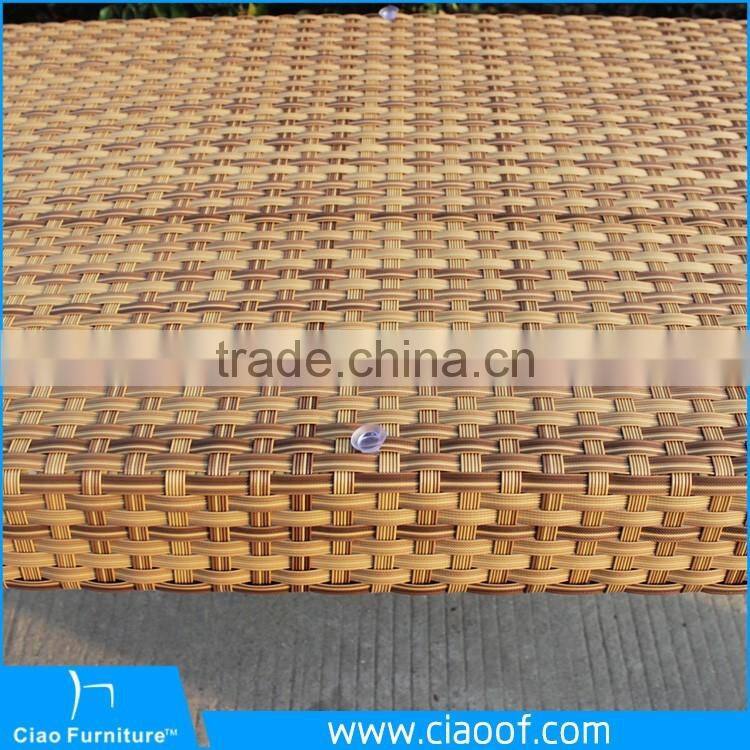 China Big Factory Sale Garden Dining Set Wicker Furniture Aluminum Furniture For Sell