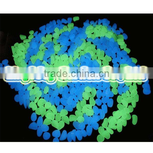 aquarium decorative color stone / glow in the dark pebble stone