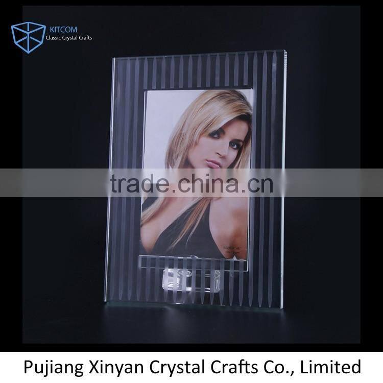 High quality cheap Portable photo frame crystal gift and craft CPF065