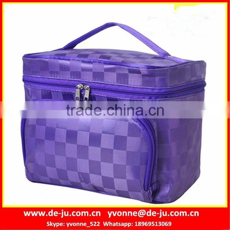 Two Layers Makeup Bags With Compartments