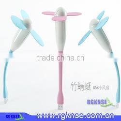 hot selling 2017 amazon micro mini usb fan, 2 in 1 mini usb fan for android and iphone