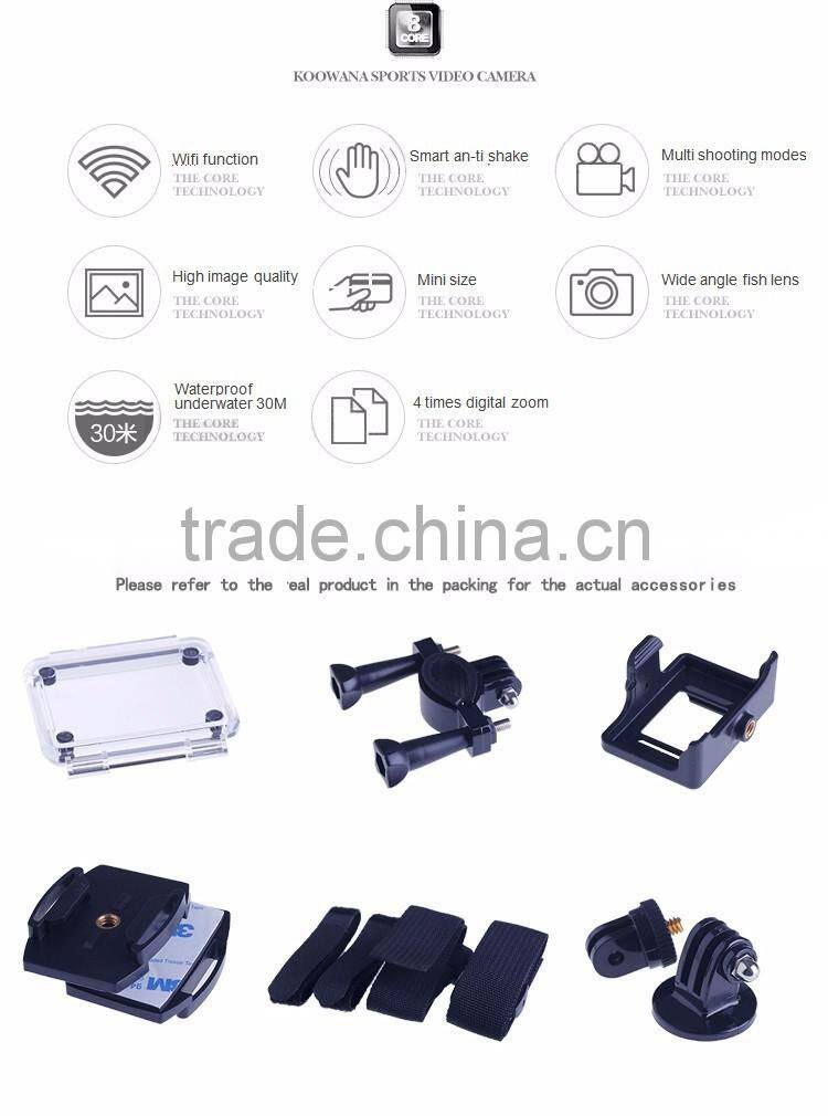 Wholesale Price HD Waterproof Active Sport Camera Recorder