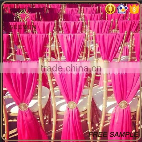 ruffle chiffon chair cover chair sash