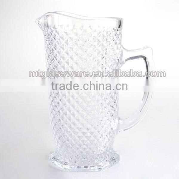 crystal wine decanter water pitcher with handle
