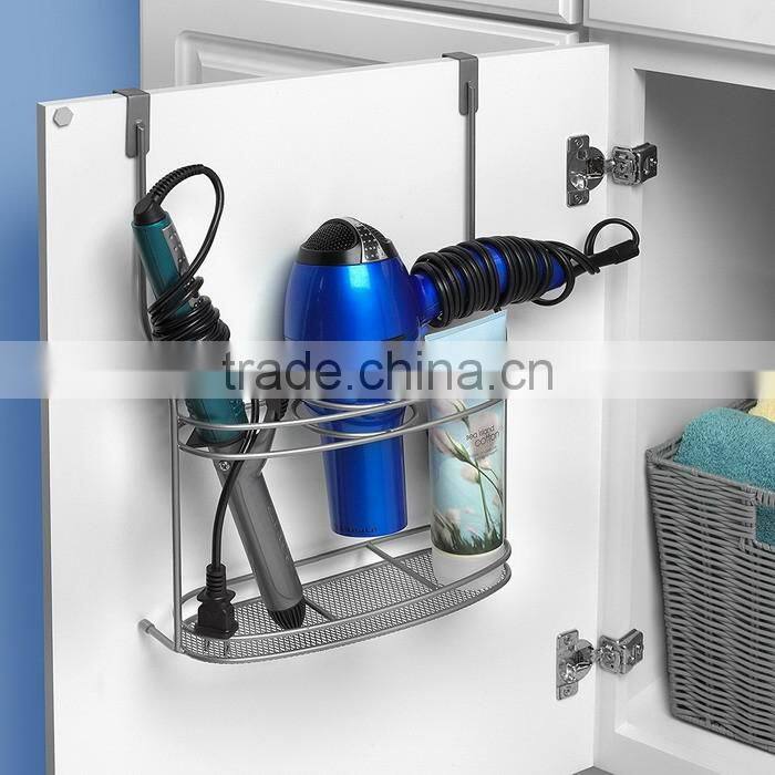 Save Space Hanging Hair Care Organizer Over The Cabinet