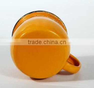 china promation customized enamel mug & personalized enamel camping mug