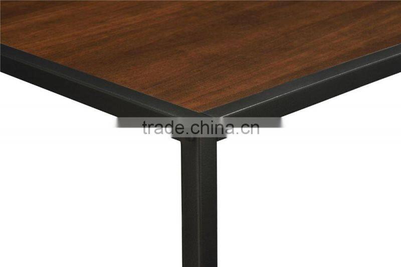 Modern style square shape Console table with metal frames