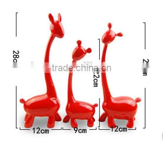 Resin deer sculpture decorative
