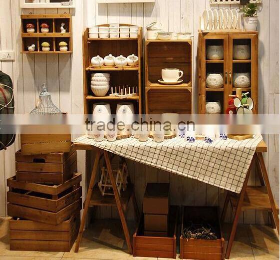 Wholesale engraving customized Wooden Crate For Vegetable Or Fruits