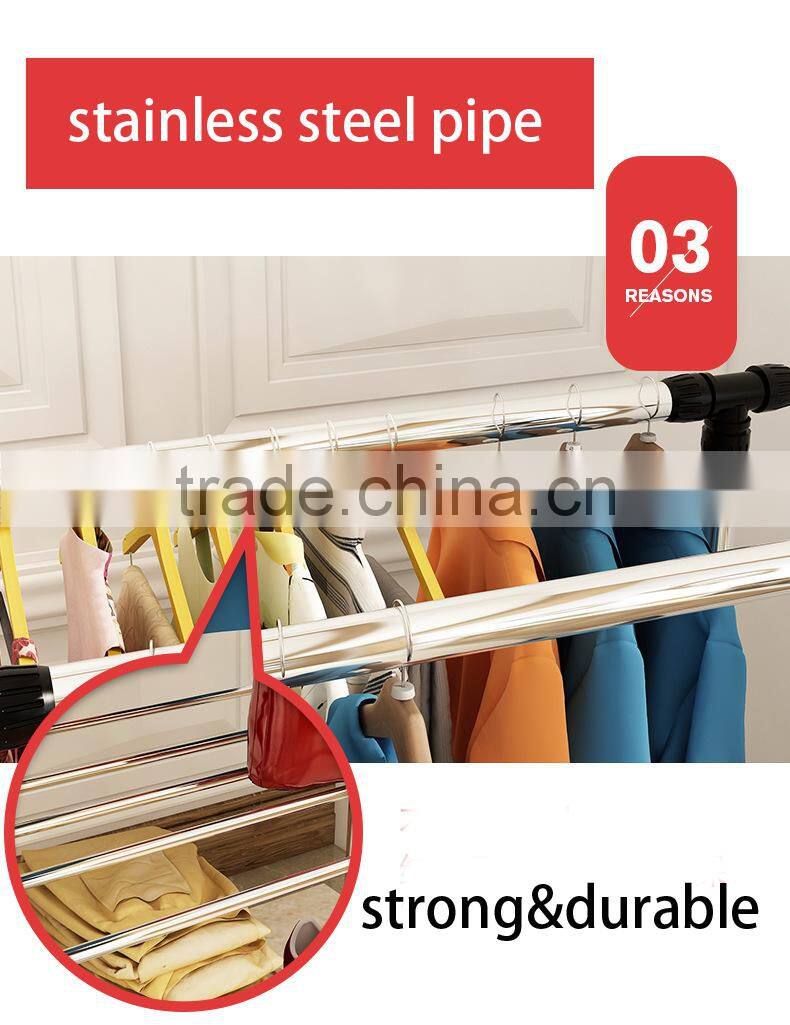 retail hanging clothes display racks