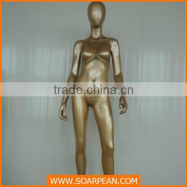 Full Body Mannequin Fiberglass Female Lifelike Mannequin