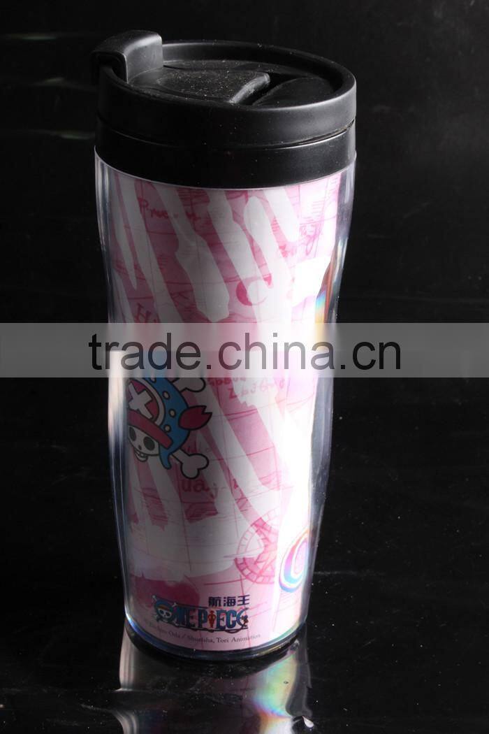 350ml double Wall Plastic Insulated Travel Mug
