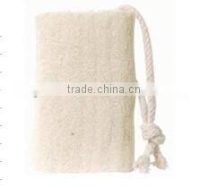 Natural 5 bleached loofah with rope